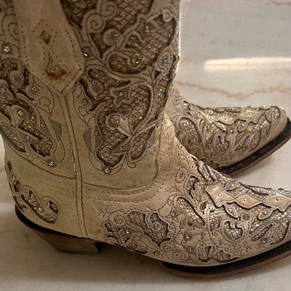 Corral Tan Leather Boots - Picture 7 of 10